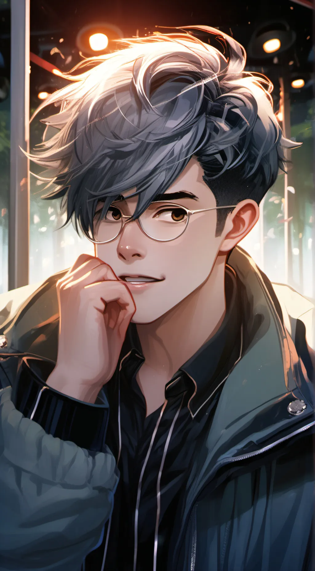 ai character: Leo background