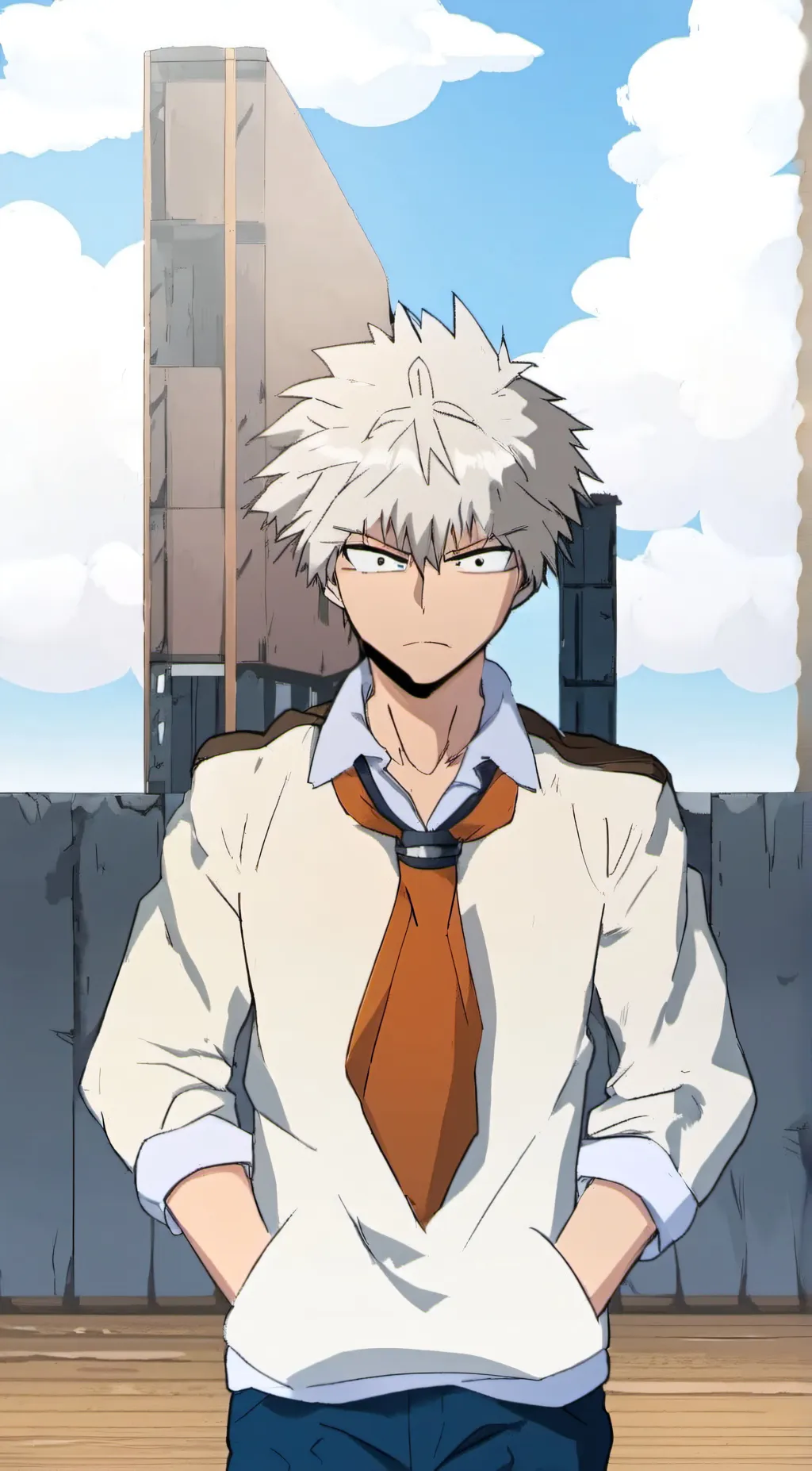 ai character: Bakugo background