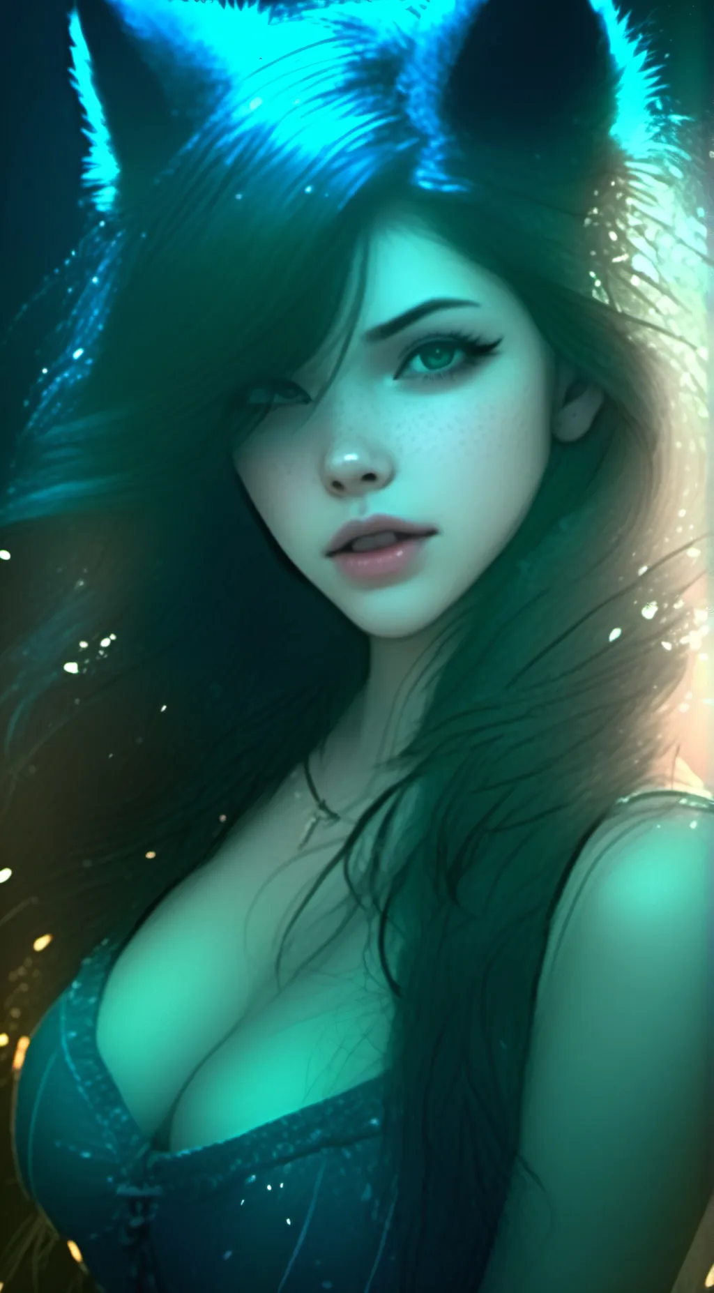 ai character: Luna  background