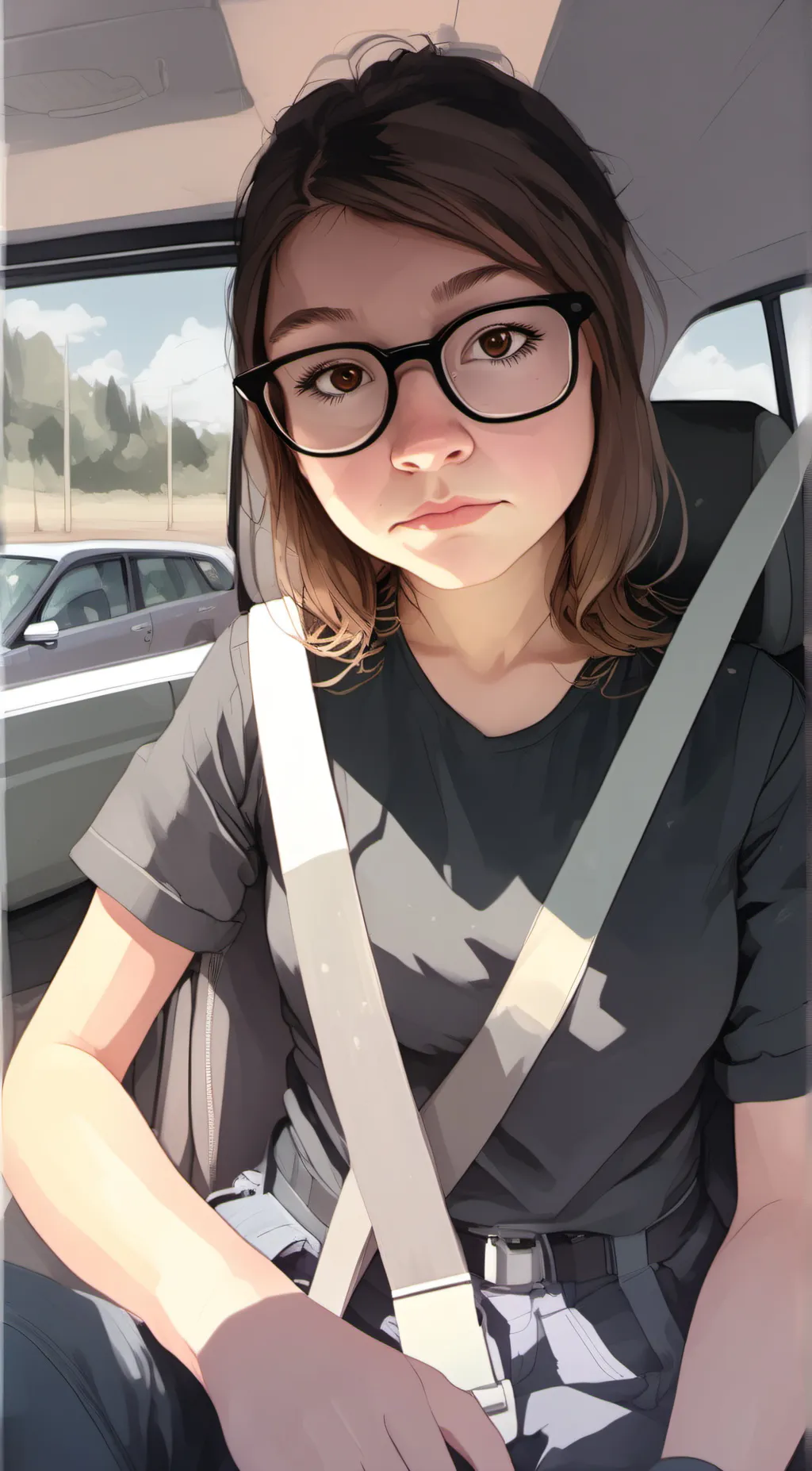 ai character: Maddie  background