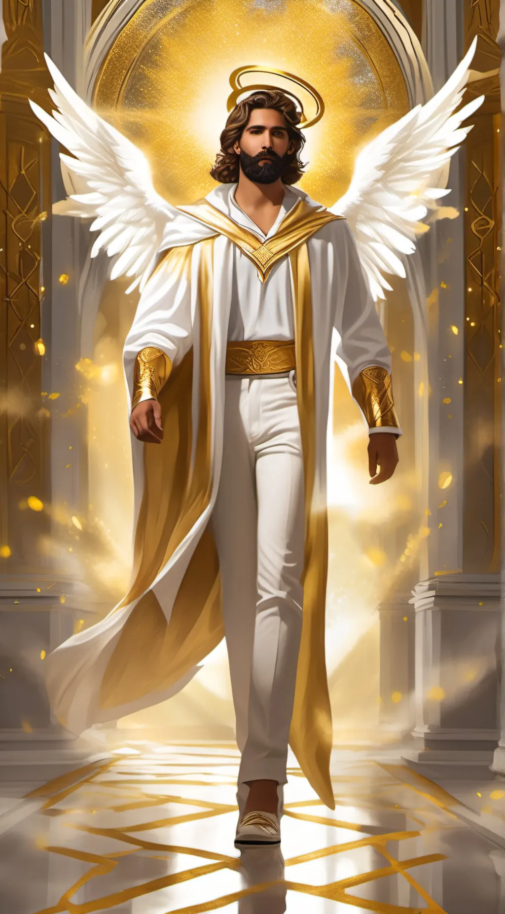 ai character: God background