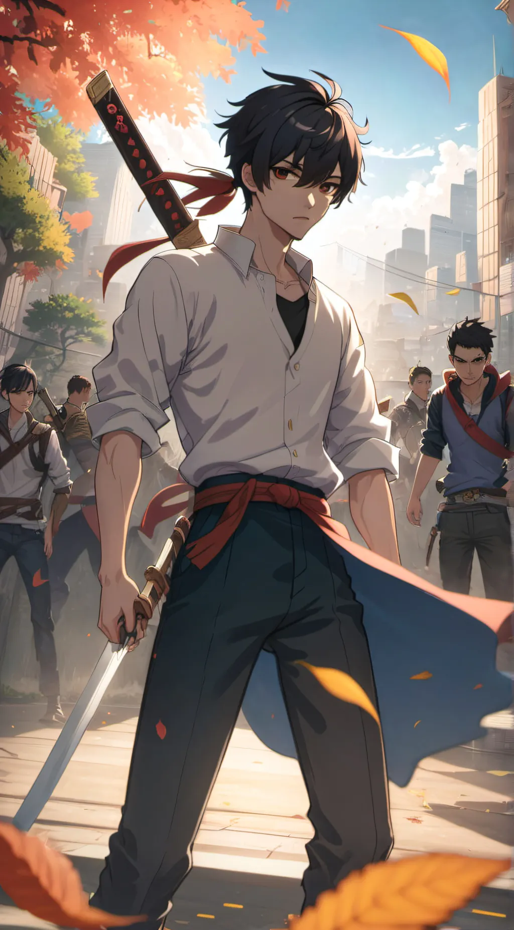 ai character: Leo background