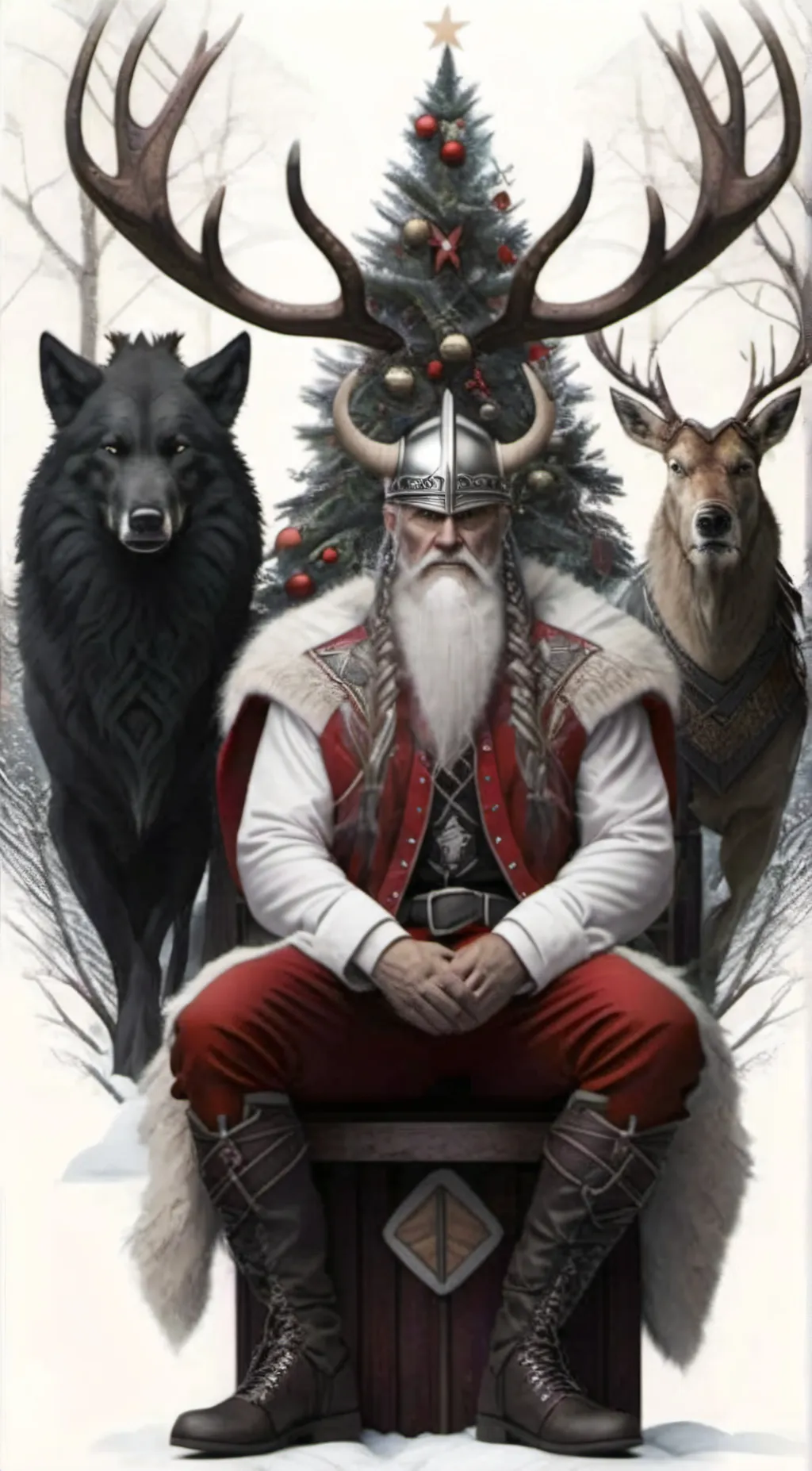 ai character: SinterKlaas background