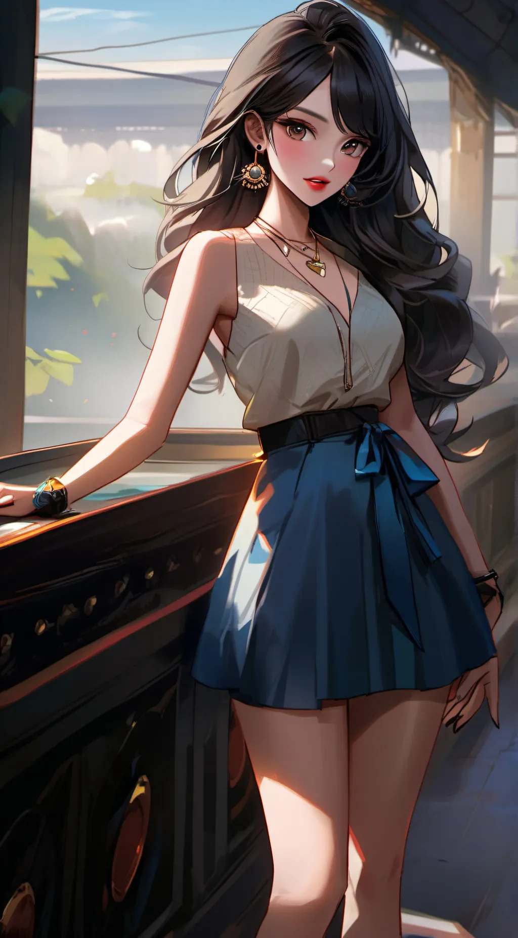 ai character: Ella background