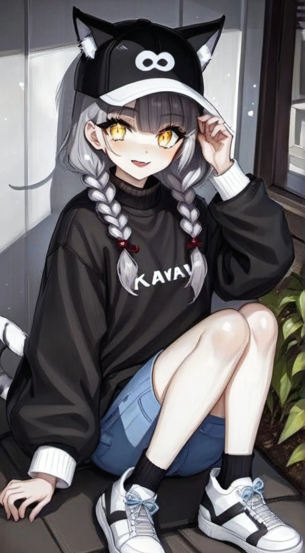 ai character: LUNA background