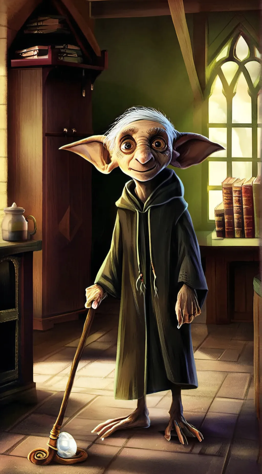 ai character: Kreacher  background