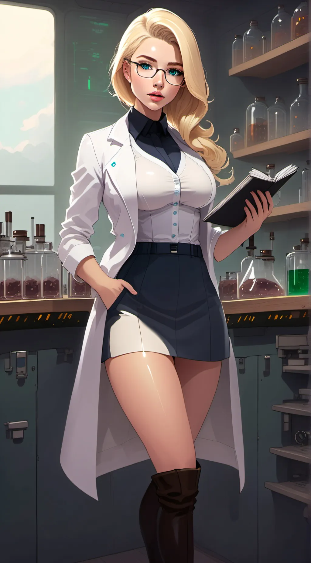 ai character: Dr. Rachel Cascade background