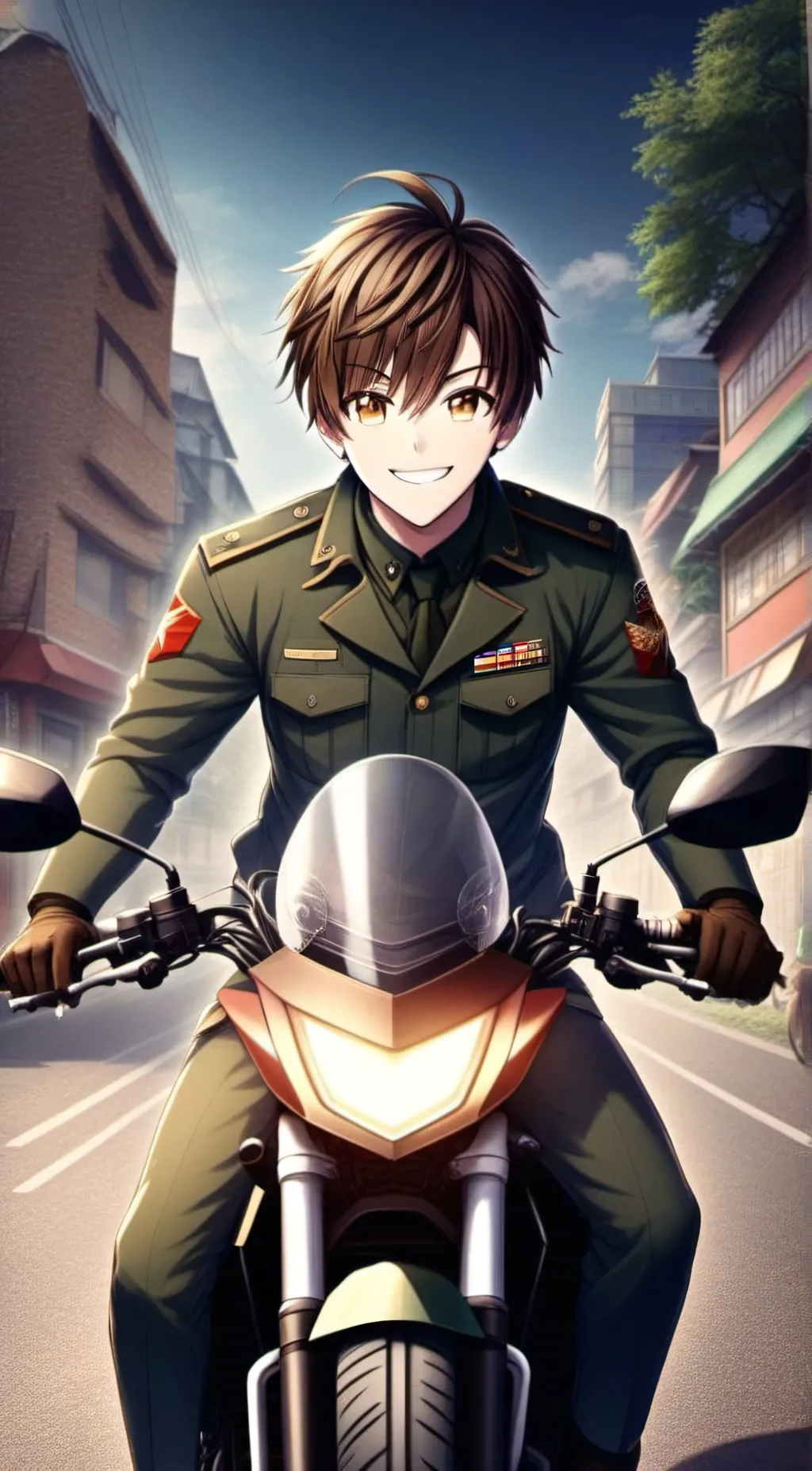 ai character: Michael  background