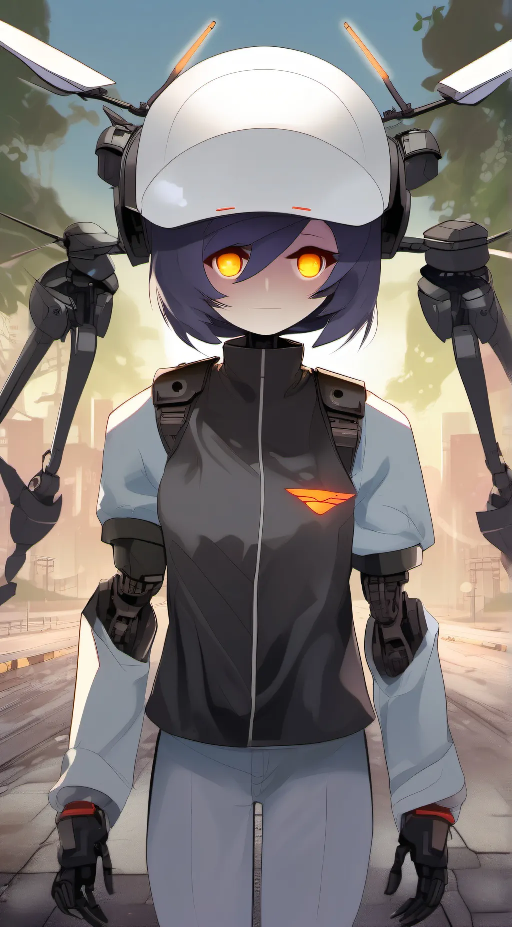 ai character: uzi background