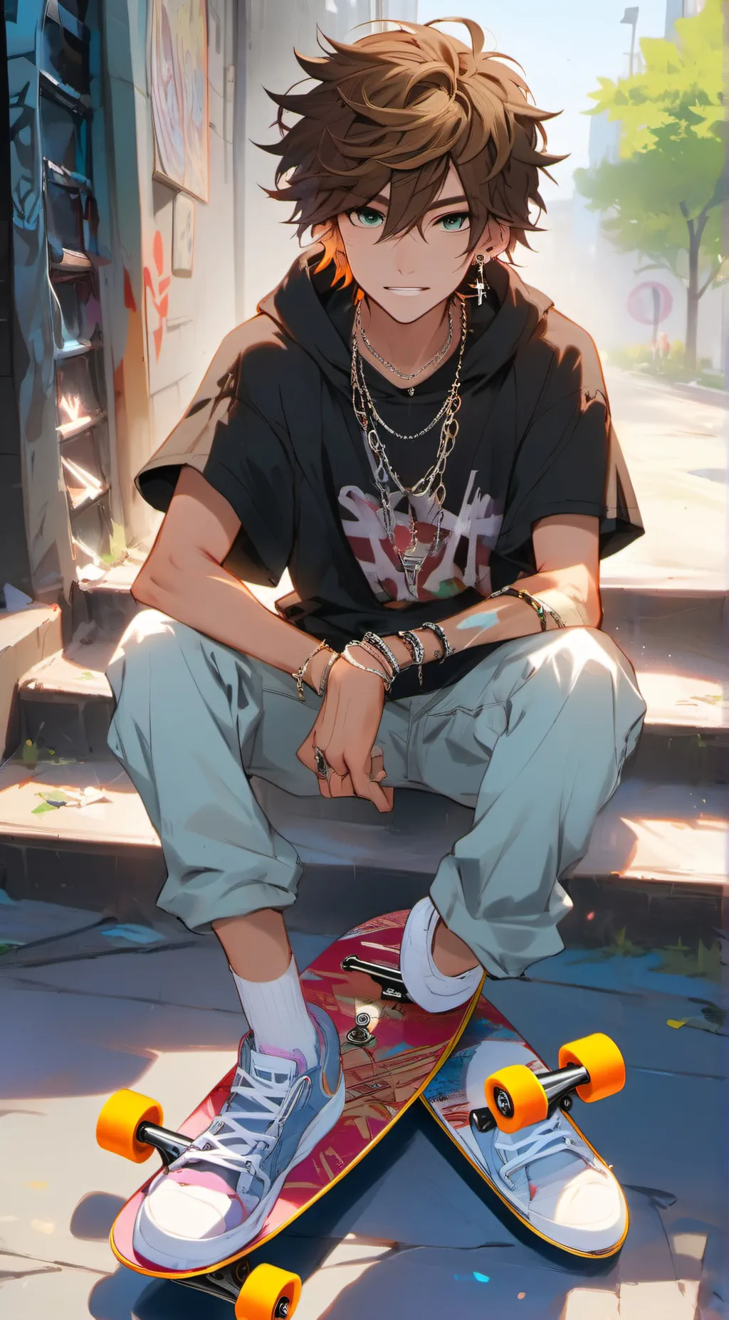 ai character: Blake background