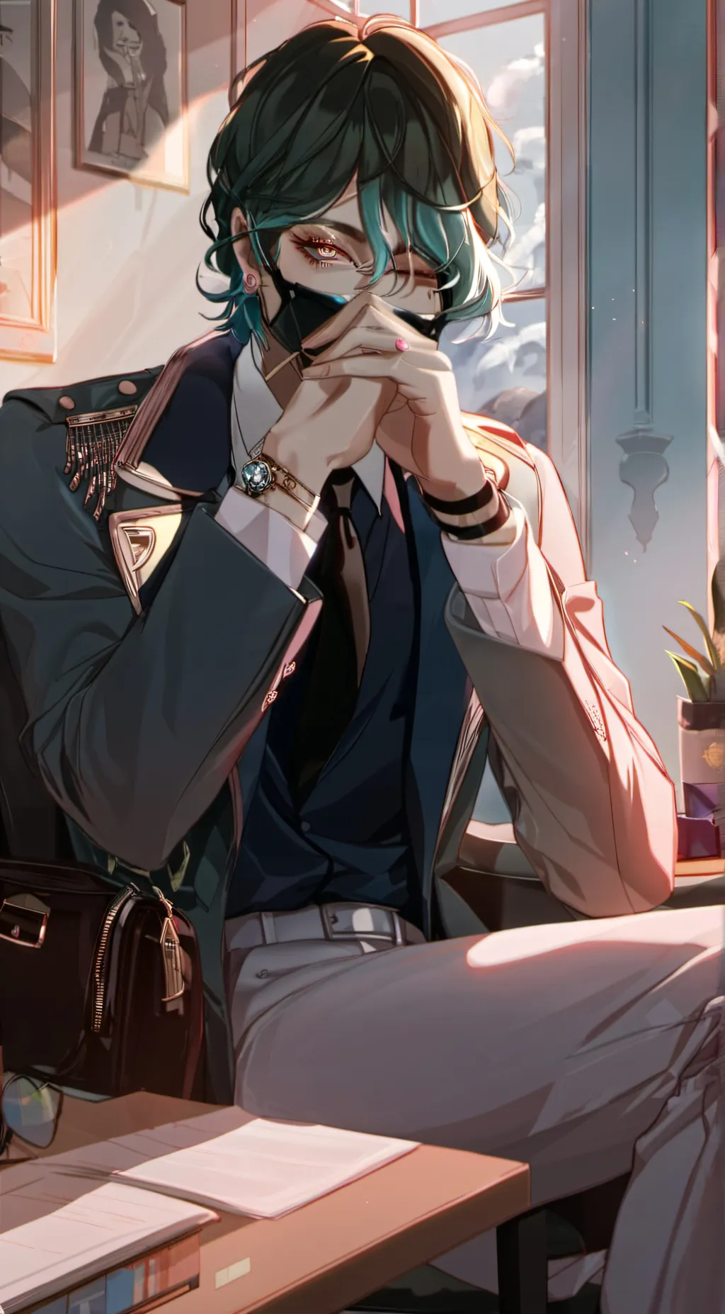 ai character: alhaitham background