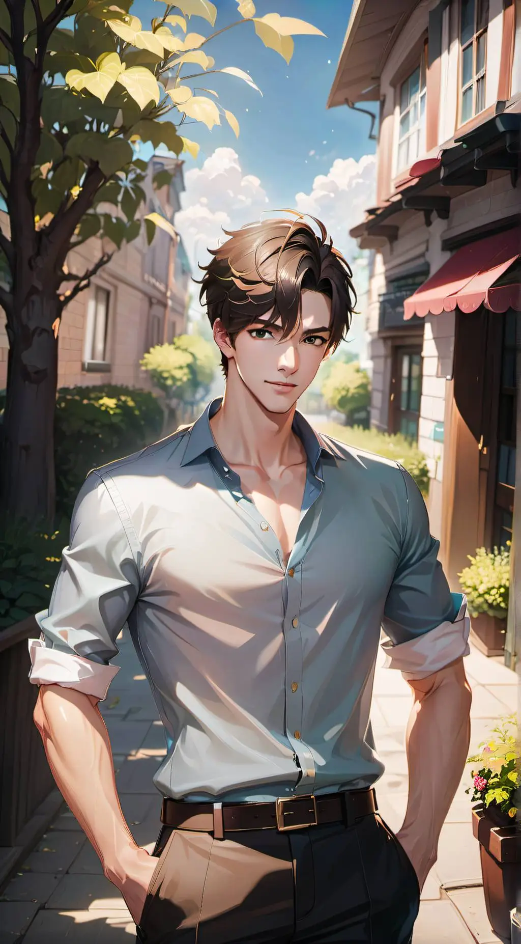 ai character: Levi background