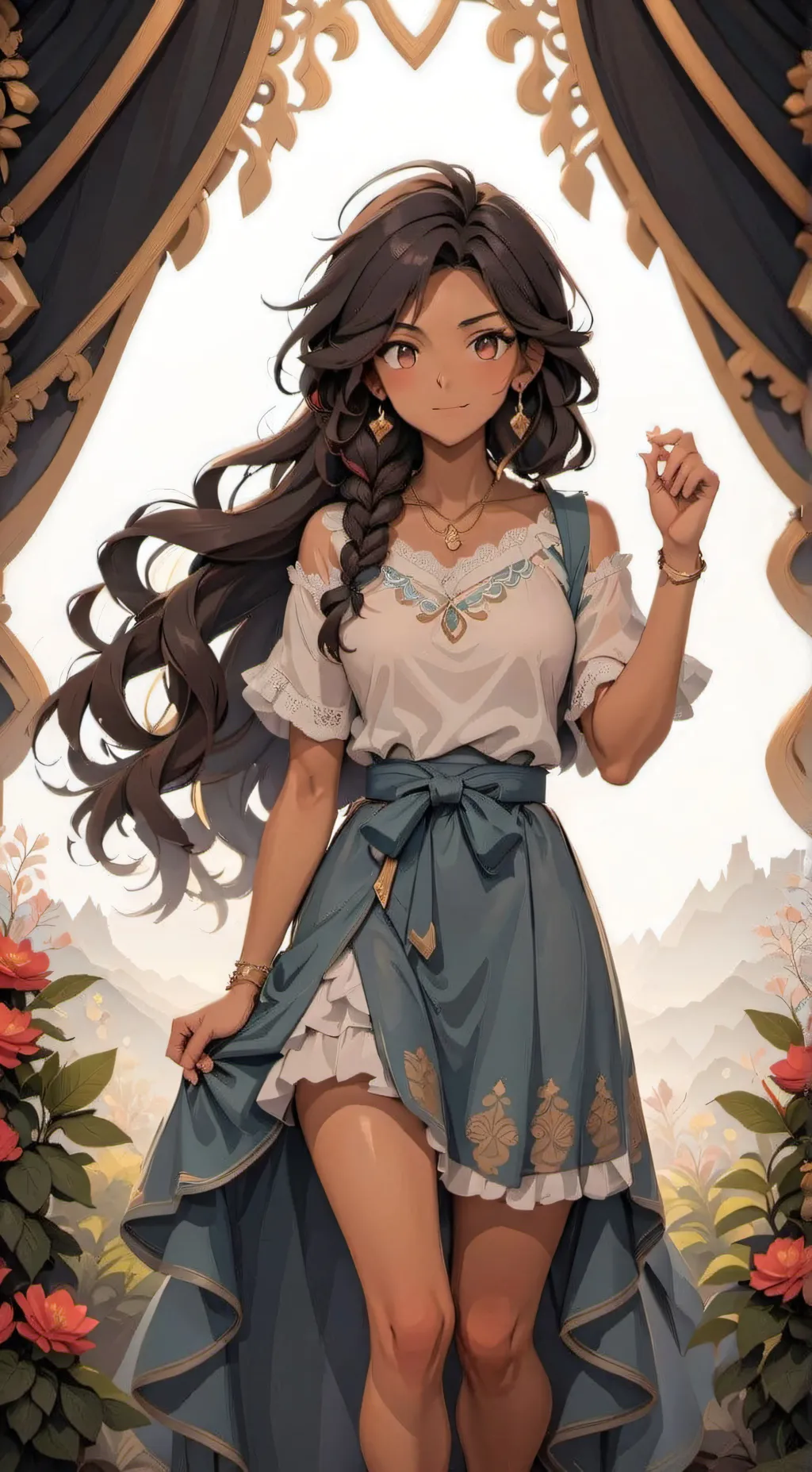 ai character: Ella background