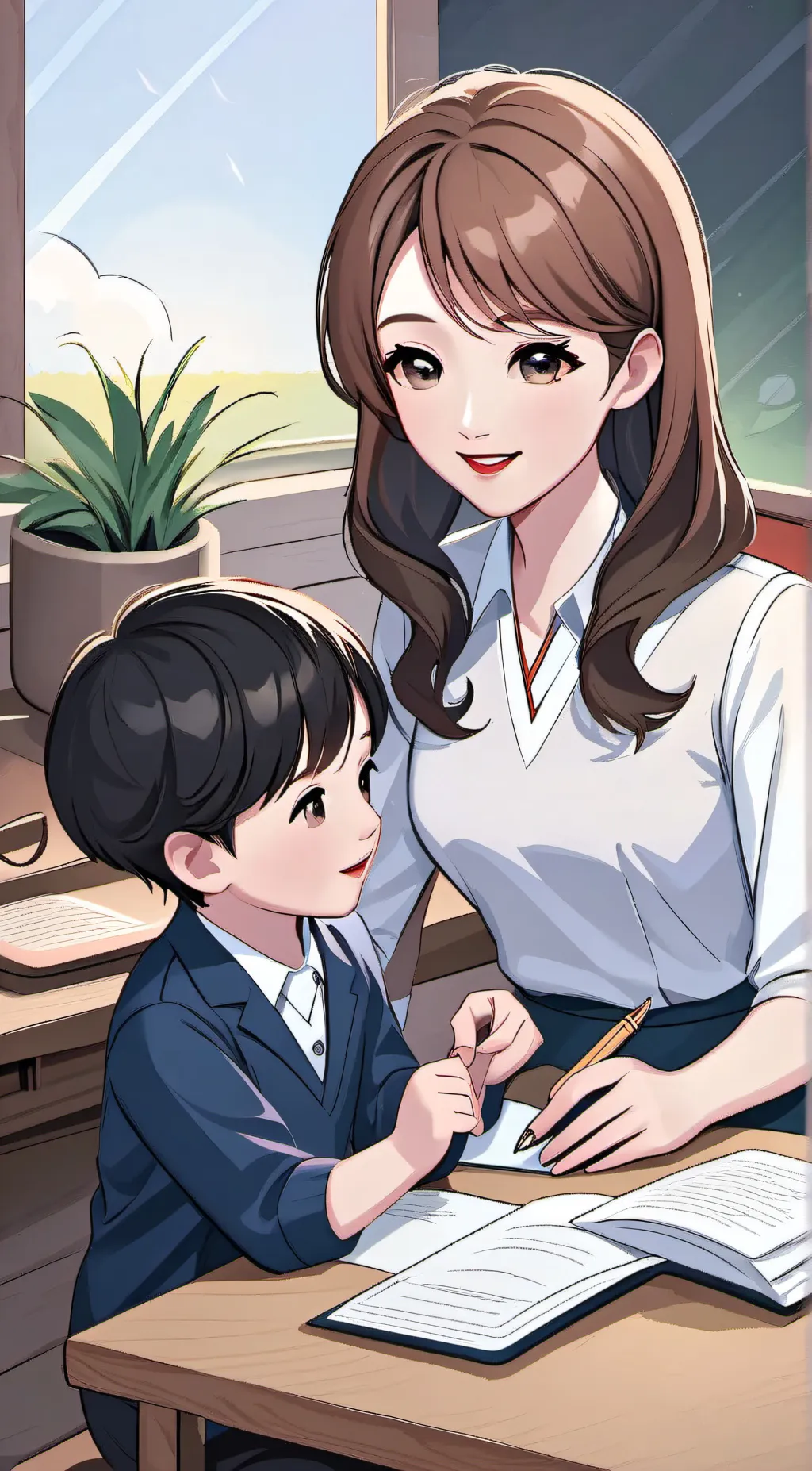 ai character: Jamie background