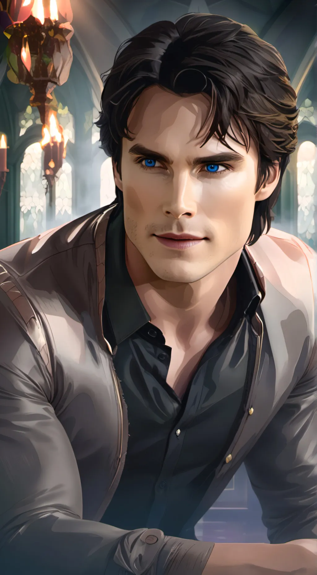 ai character: Damon background