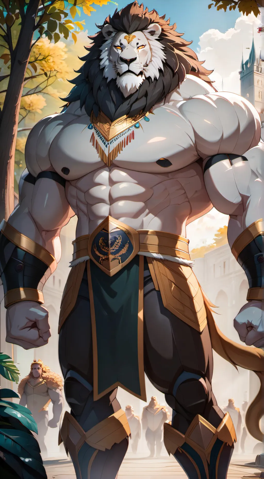 ai character: leo background