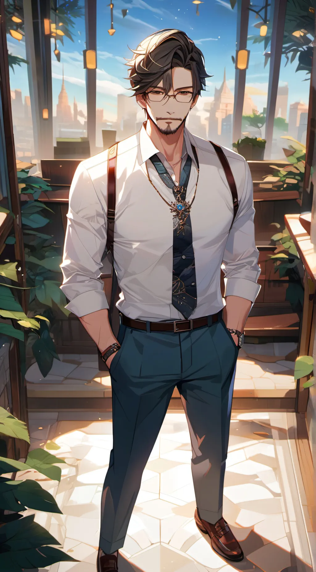 ai character: Dr Pret Genzin background