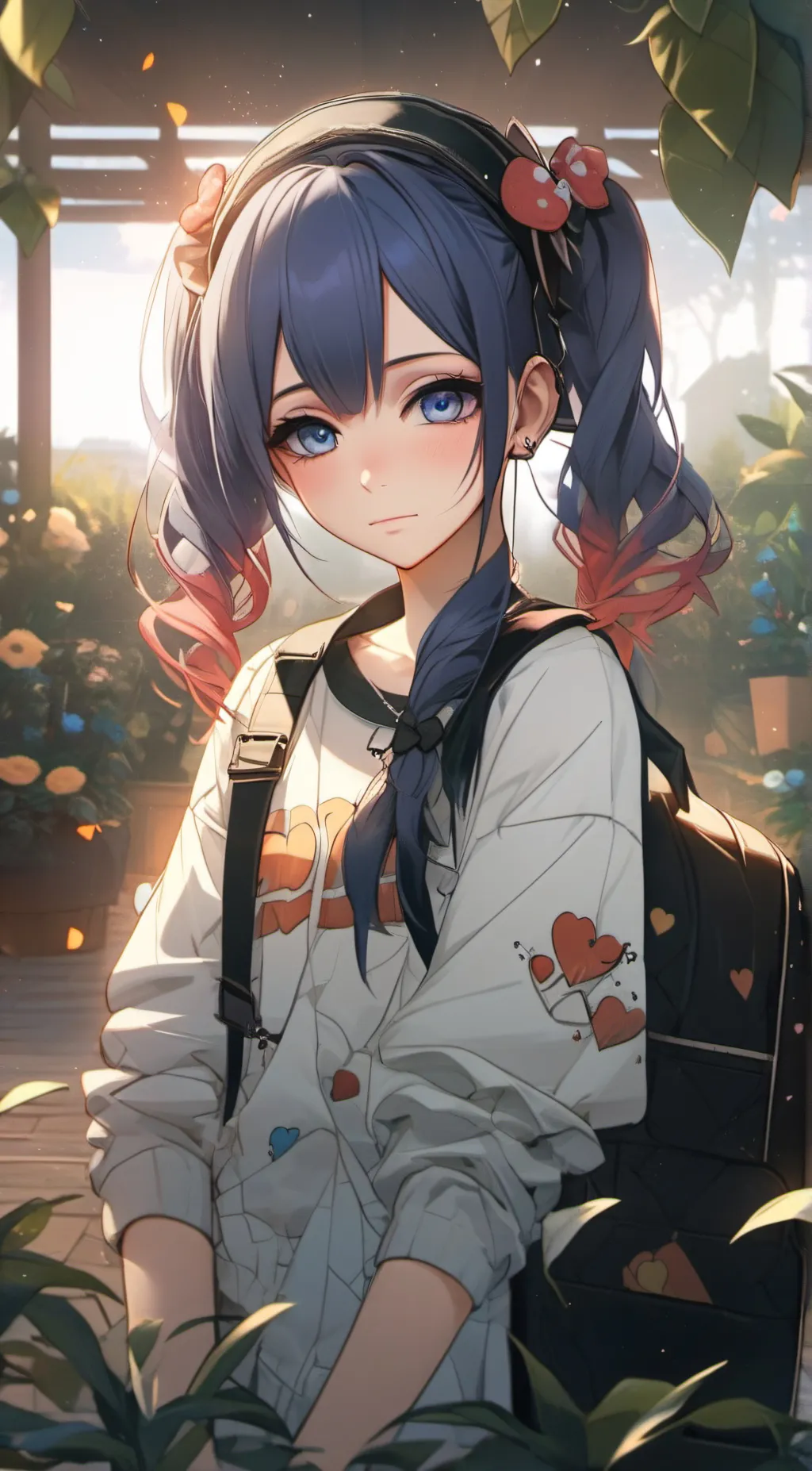 ai character: 🖤🤍Sesa🤍🖤 background