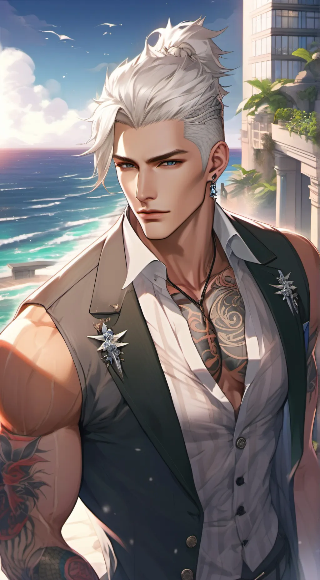 ai character: Shane Parisetti  background