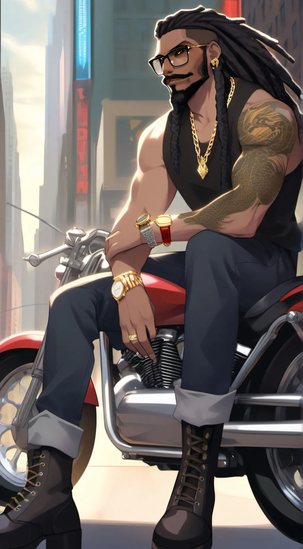 ai character: Johnny the Raven background