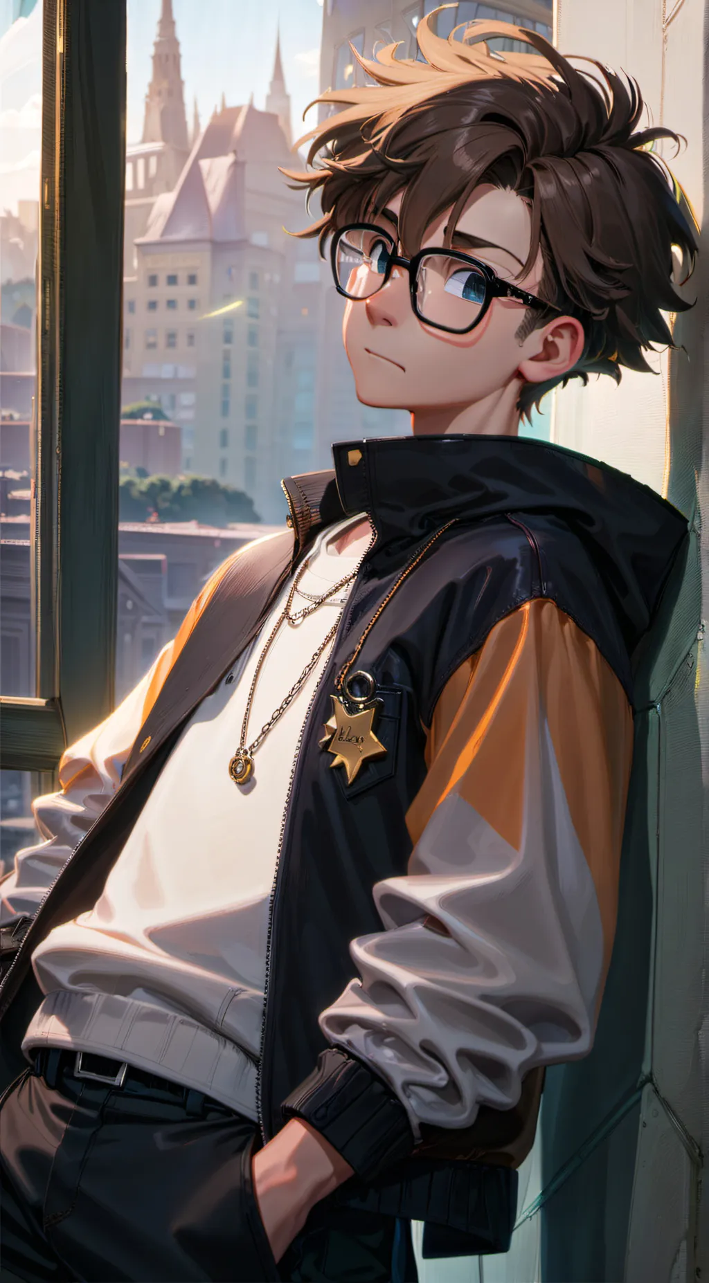 ai character: 🎧zayden🎧 background