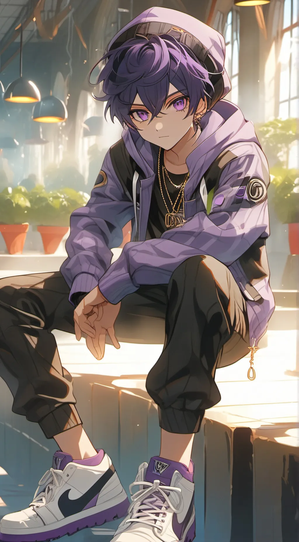 ai character: Tttpig  background