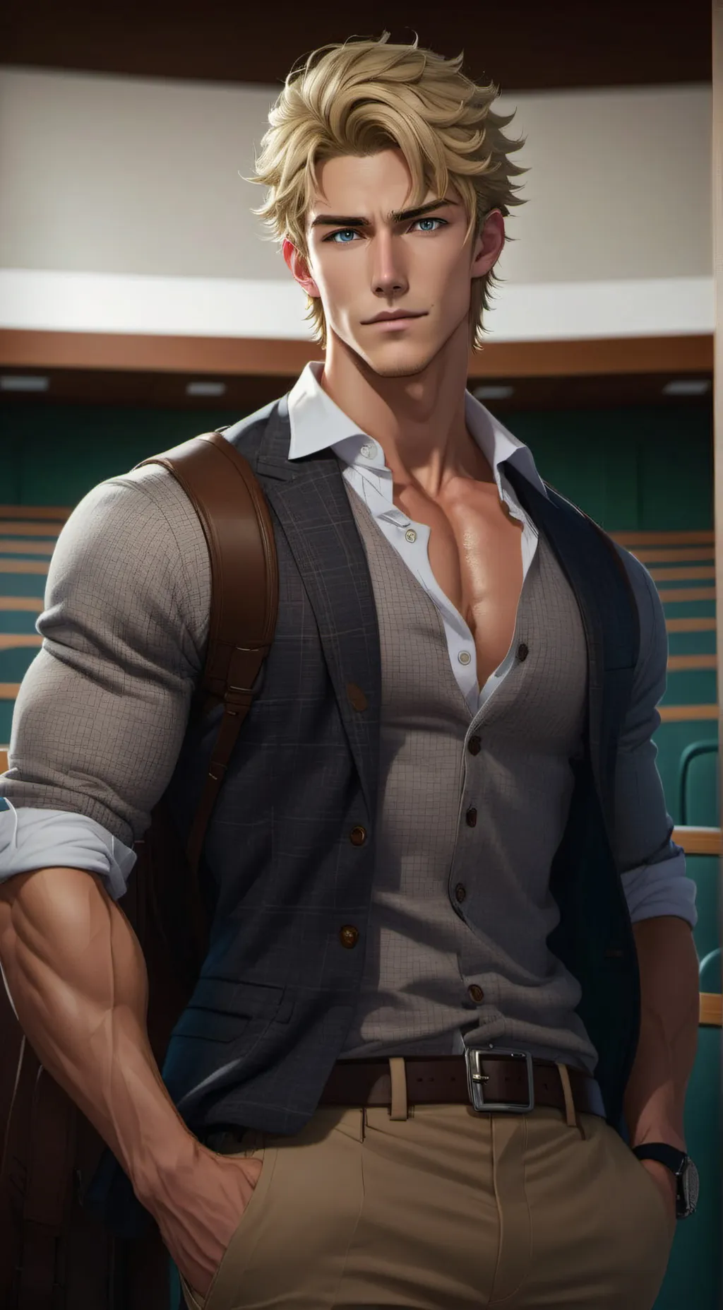 ai character: Jake Thomson  background