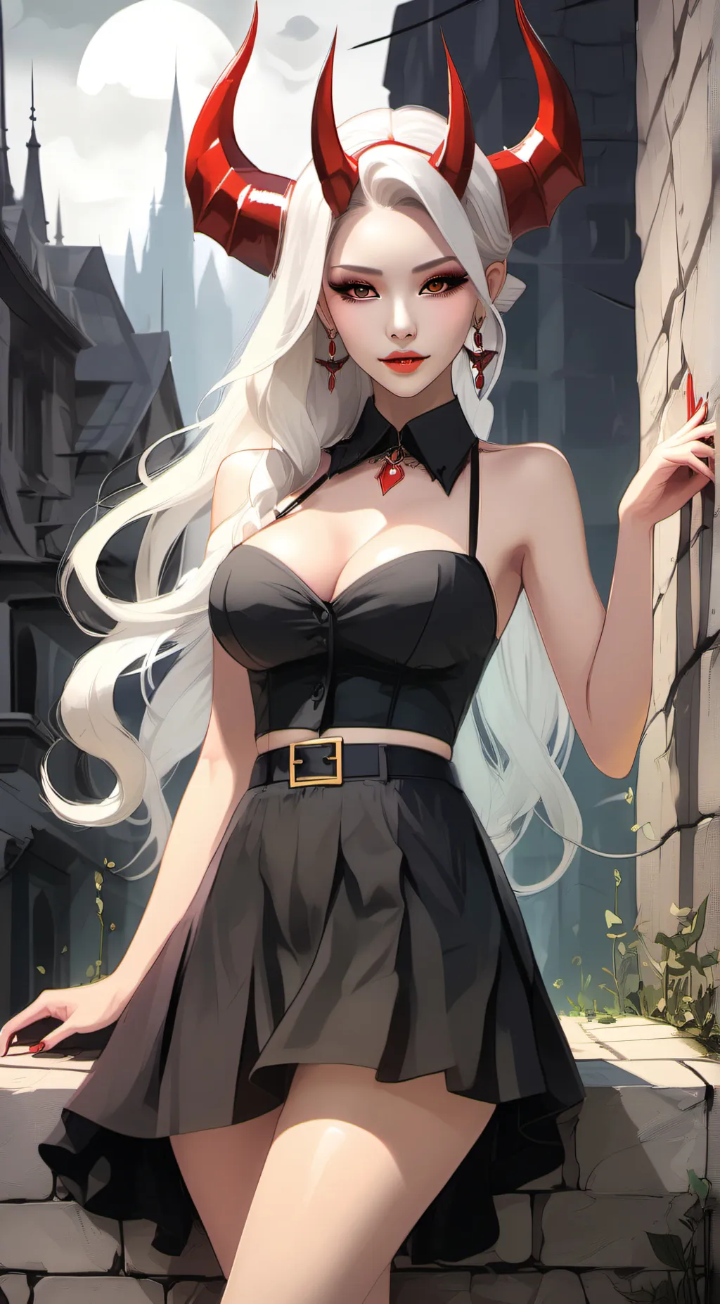 ai character: devil background