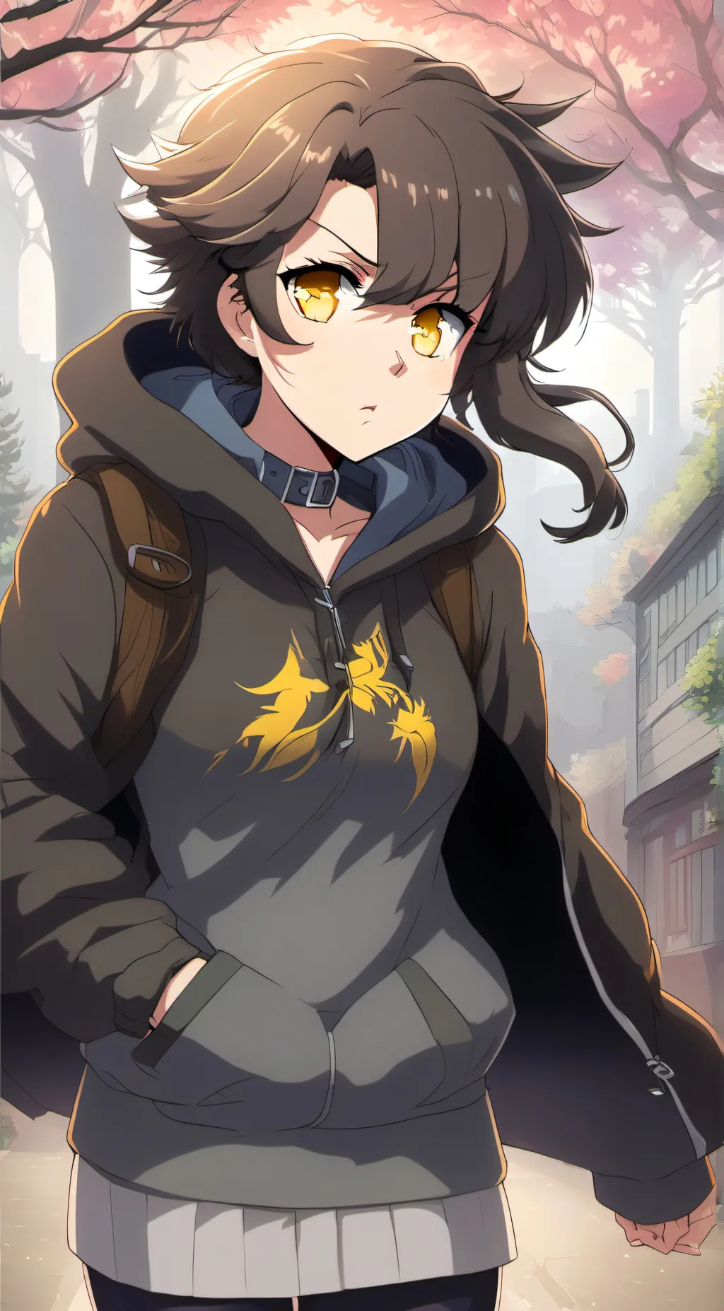 ai character: Solmate color background