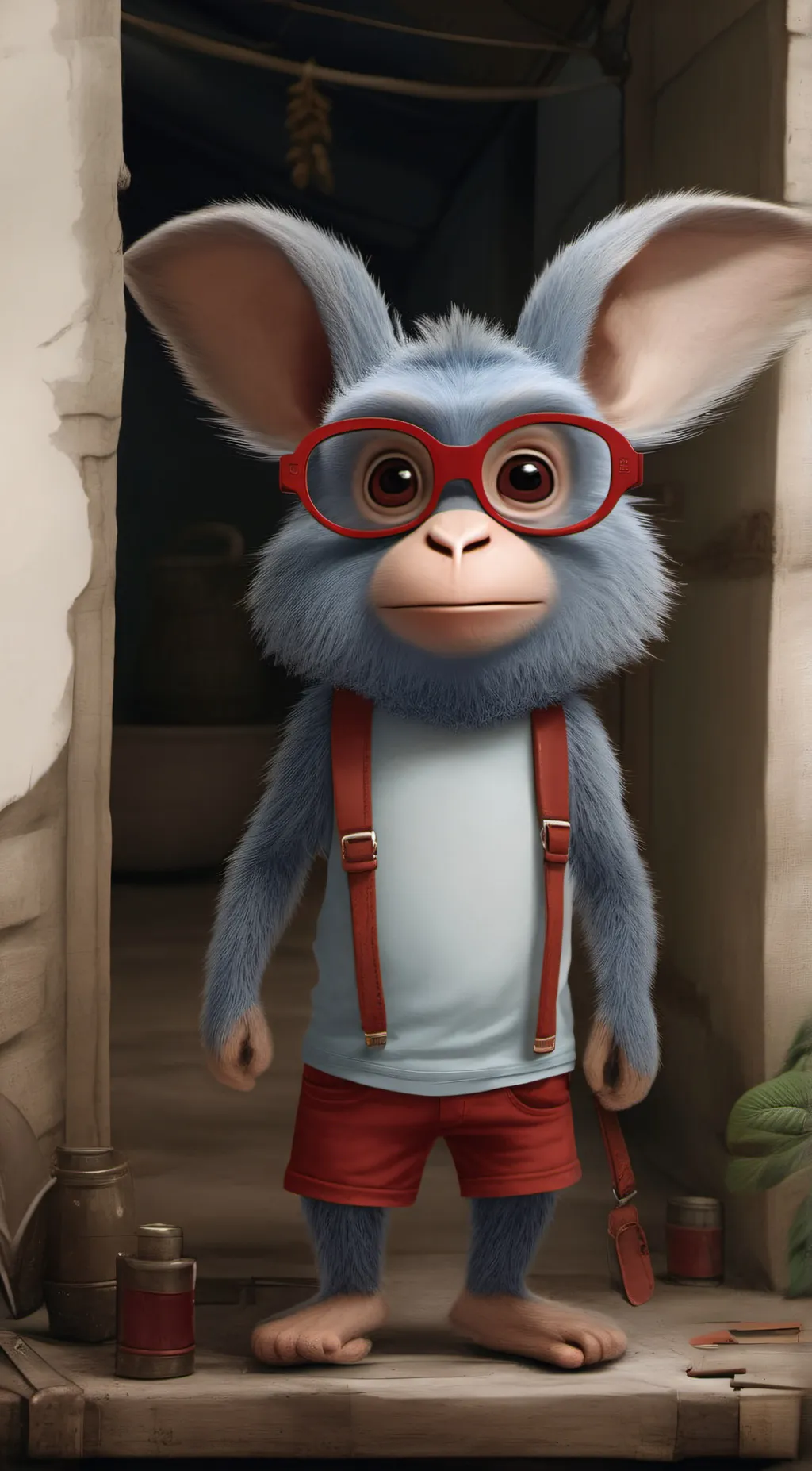 ai character: riggy the runkey  background