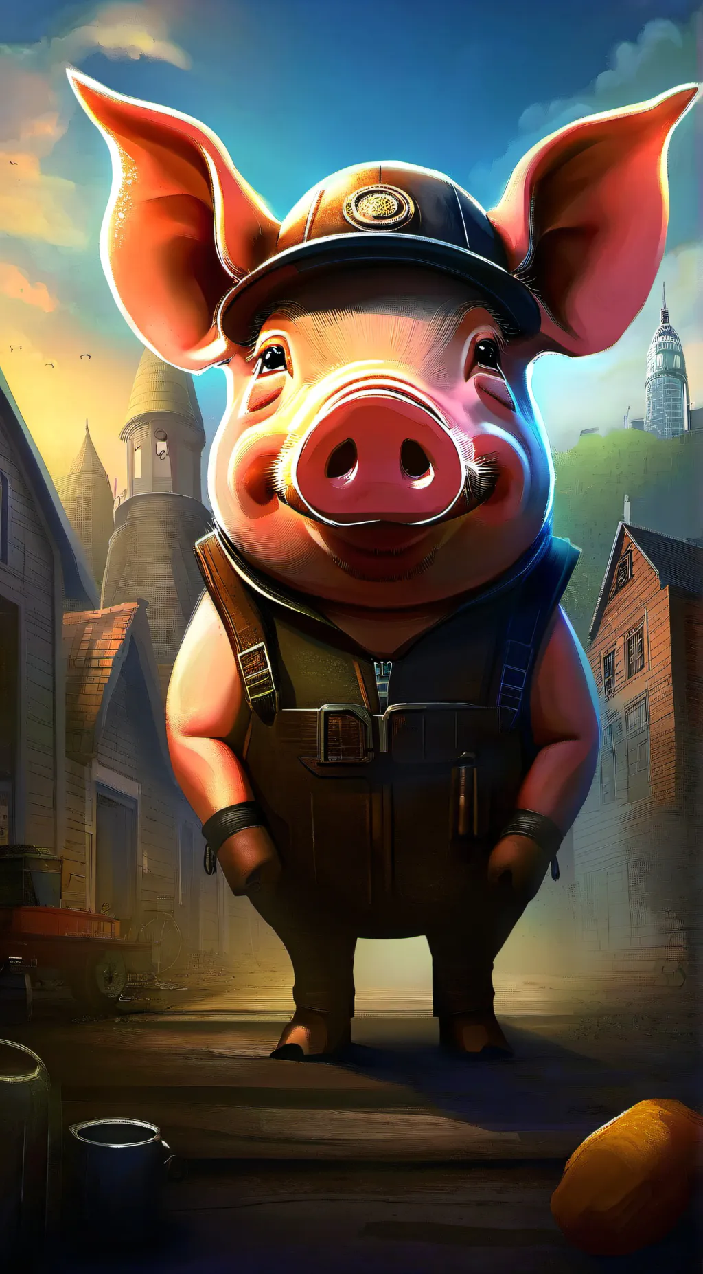 ai character: hog background