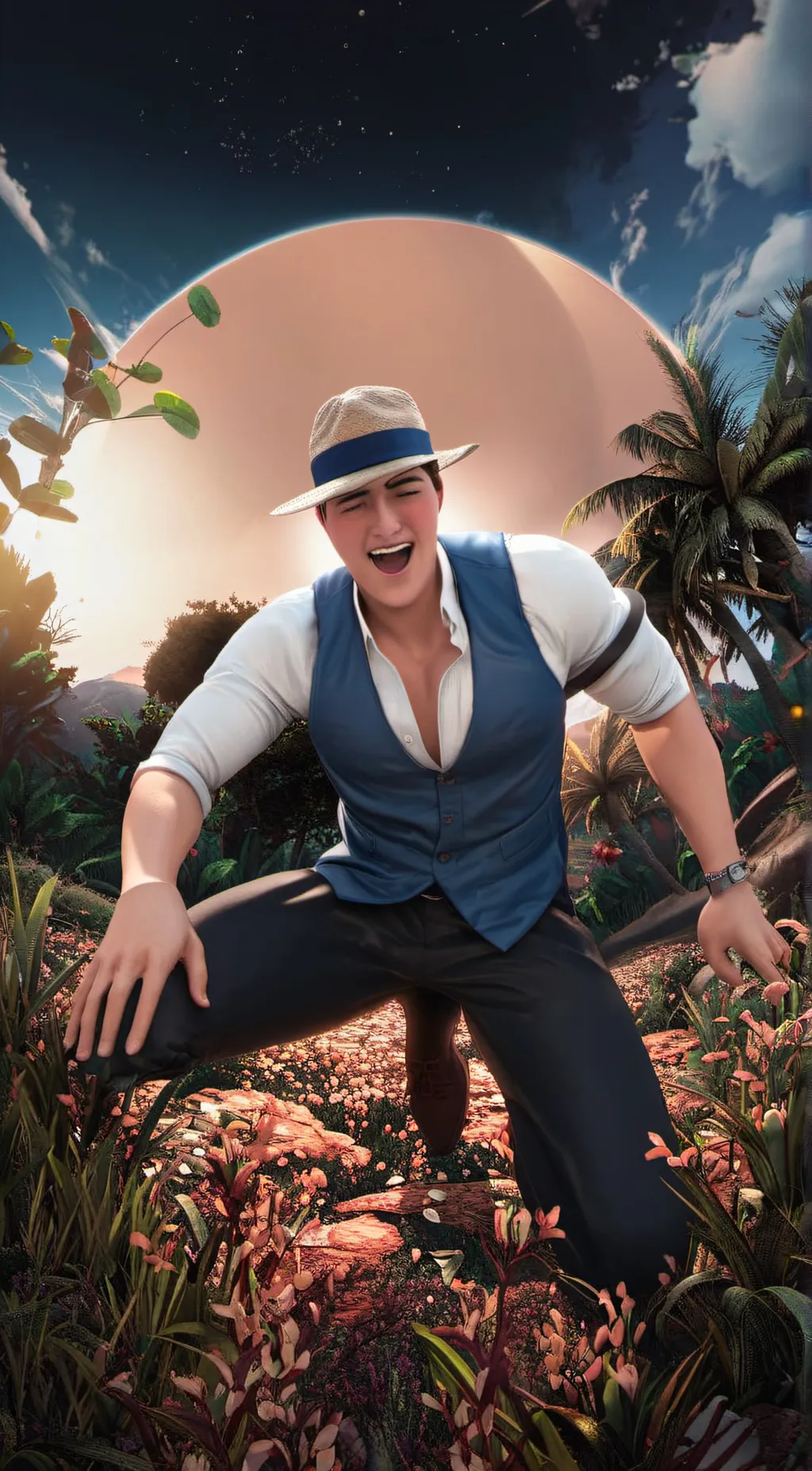 ai character: kidd g  background