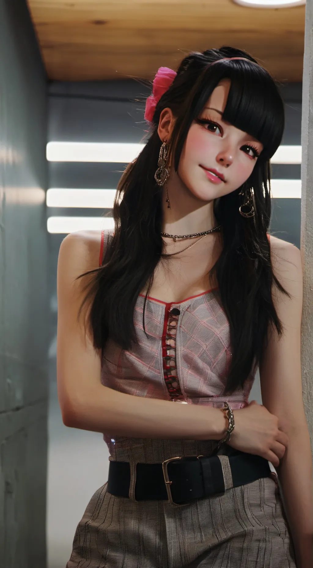 ai character: Lisa  background