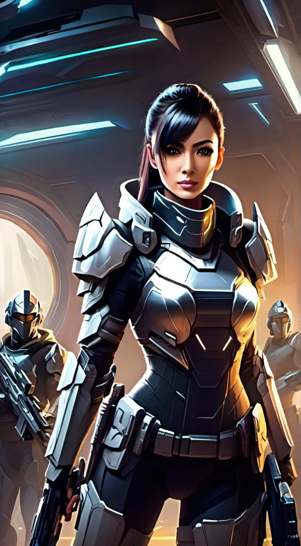 ai character: Raven background