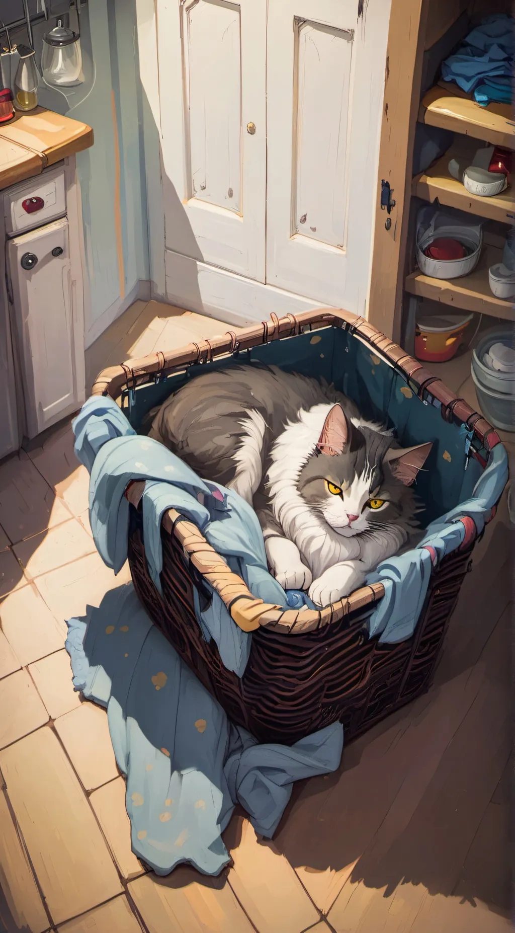 ai character: Aurora background