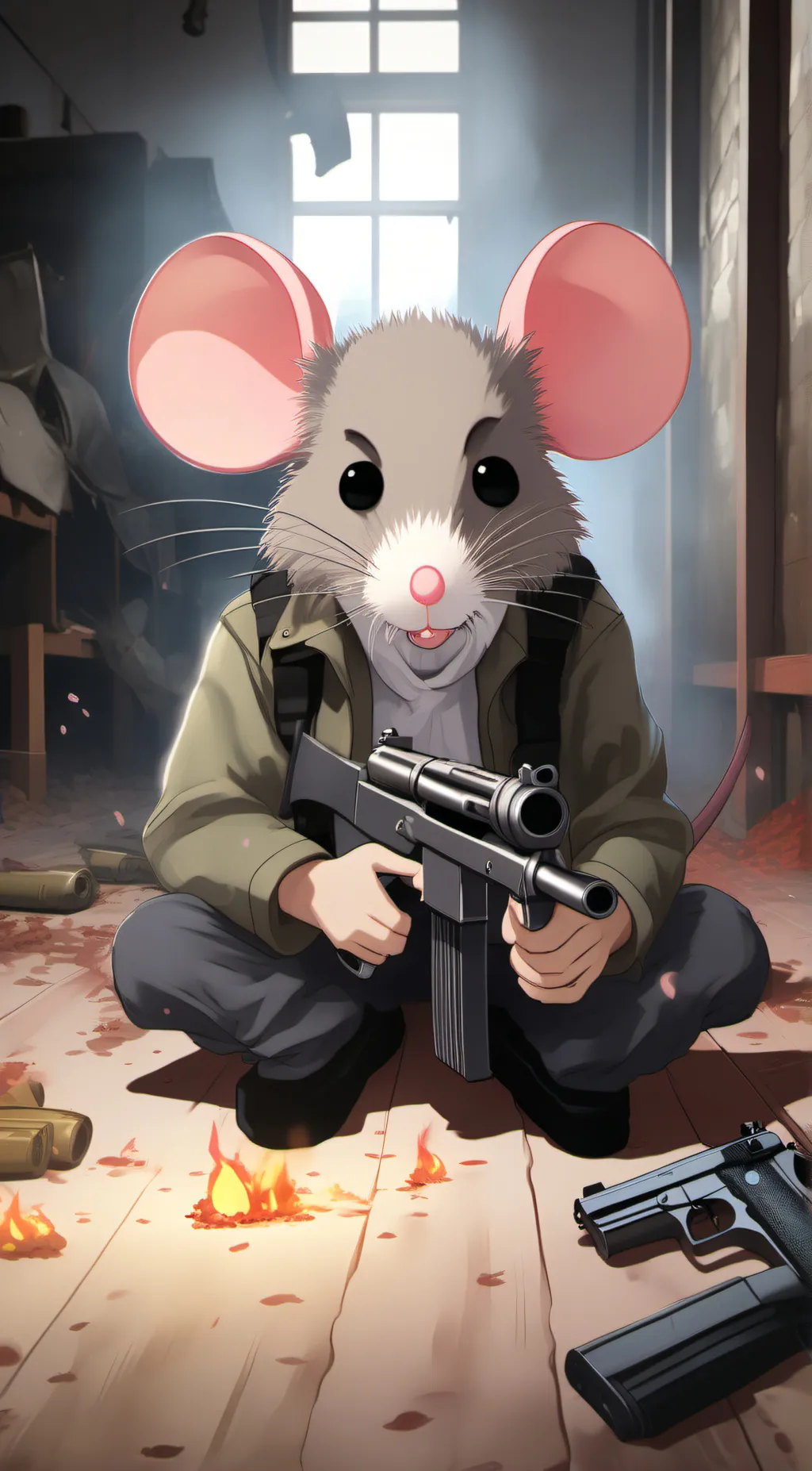 ai character: ruggy background