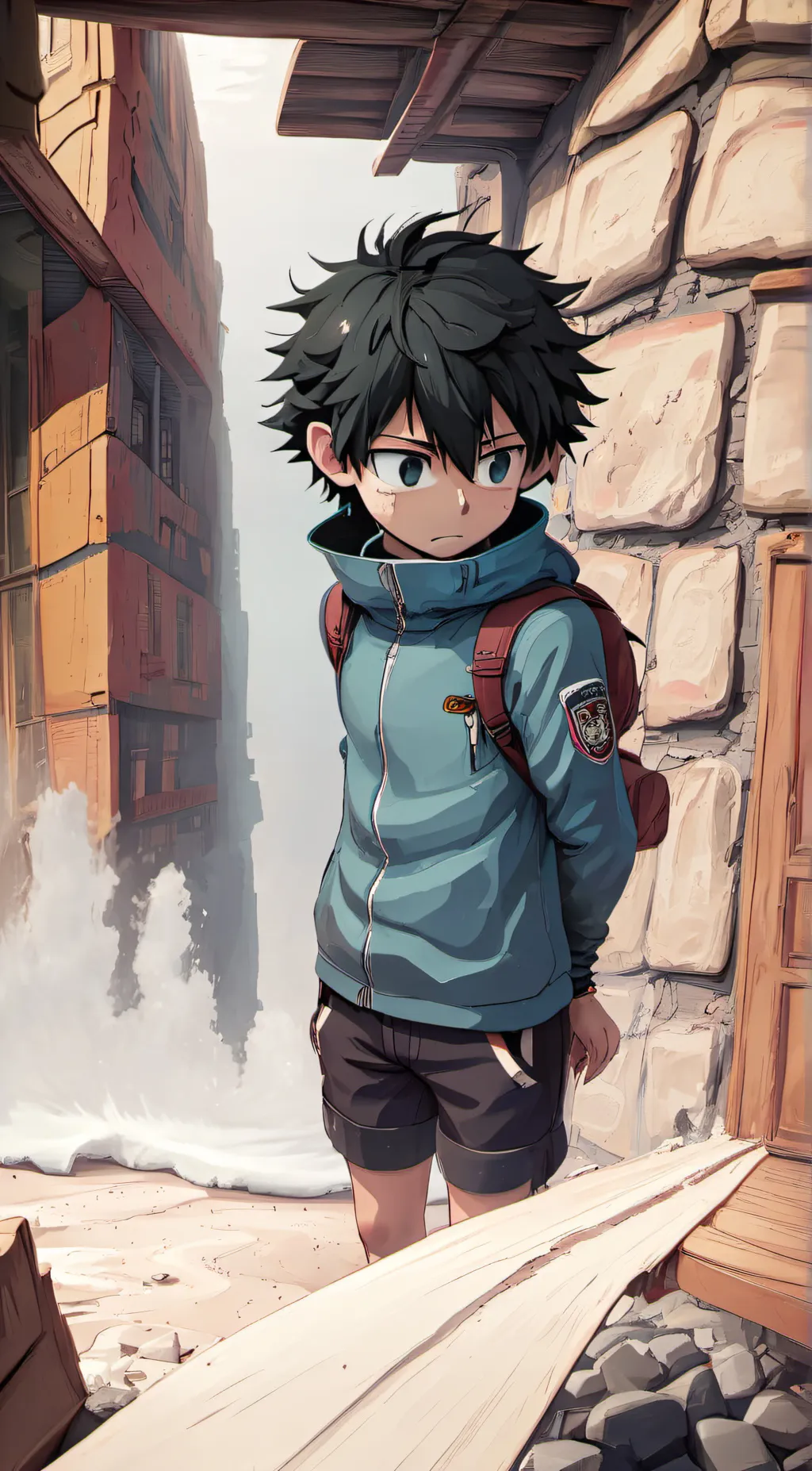 ai character: deku background