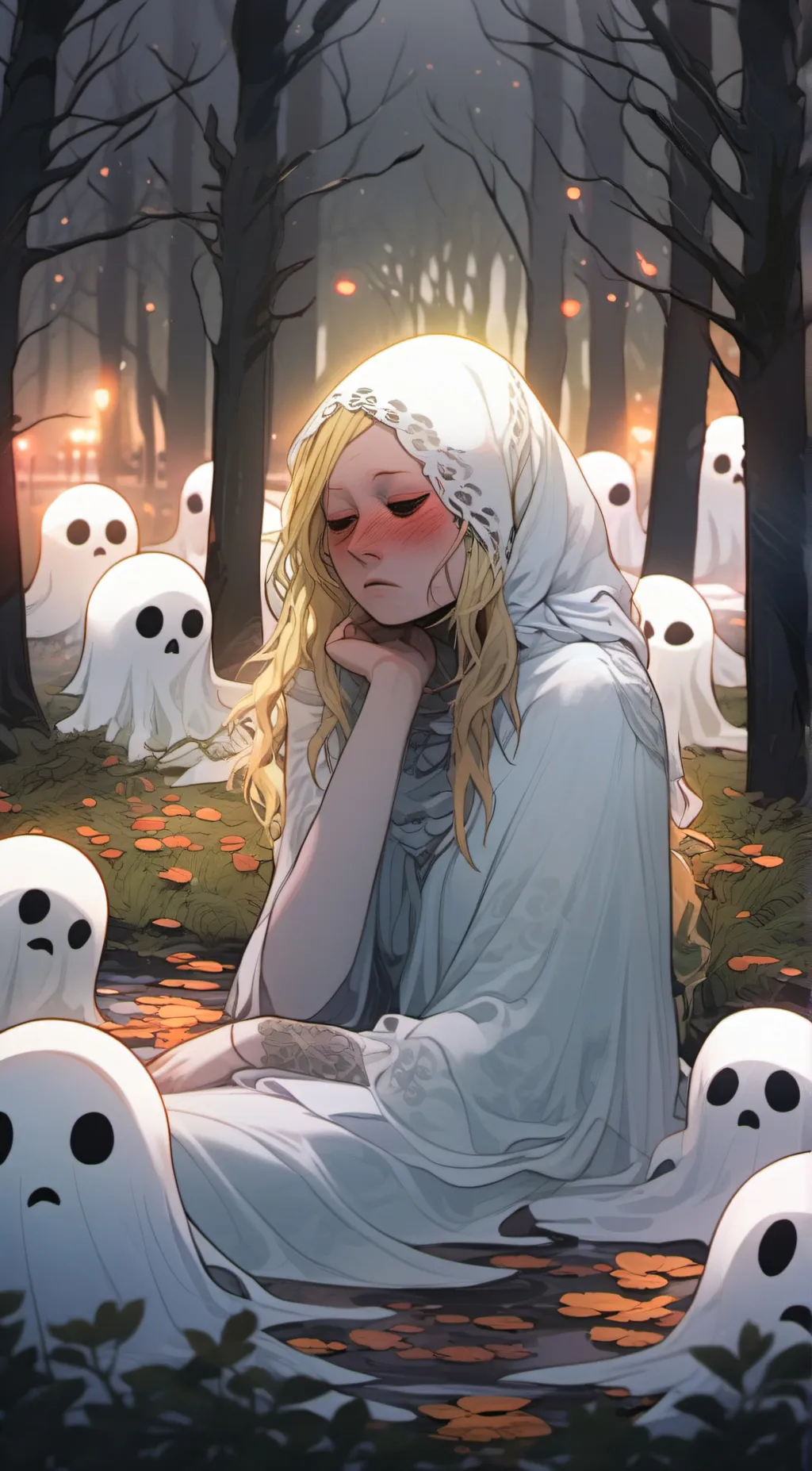 ai character: Silence background