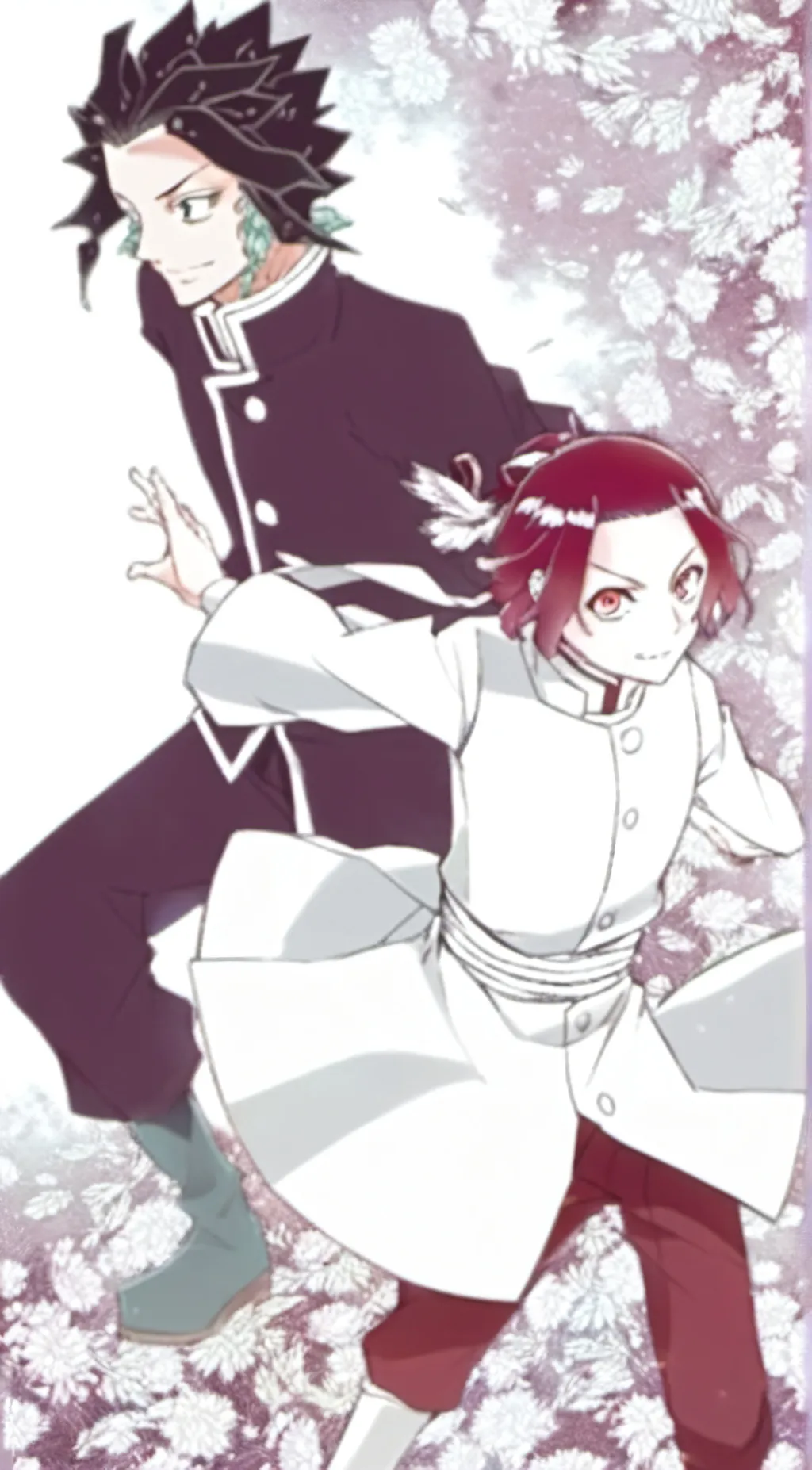 ai character: Genya and shinobu background