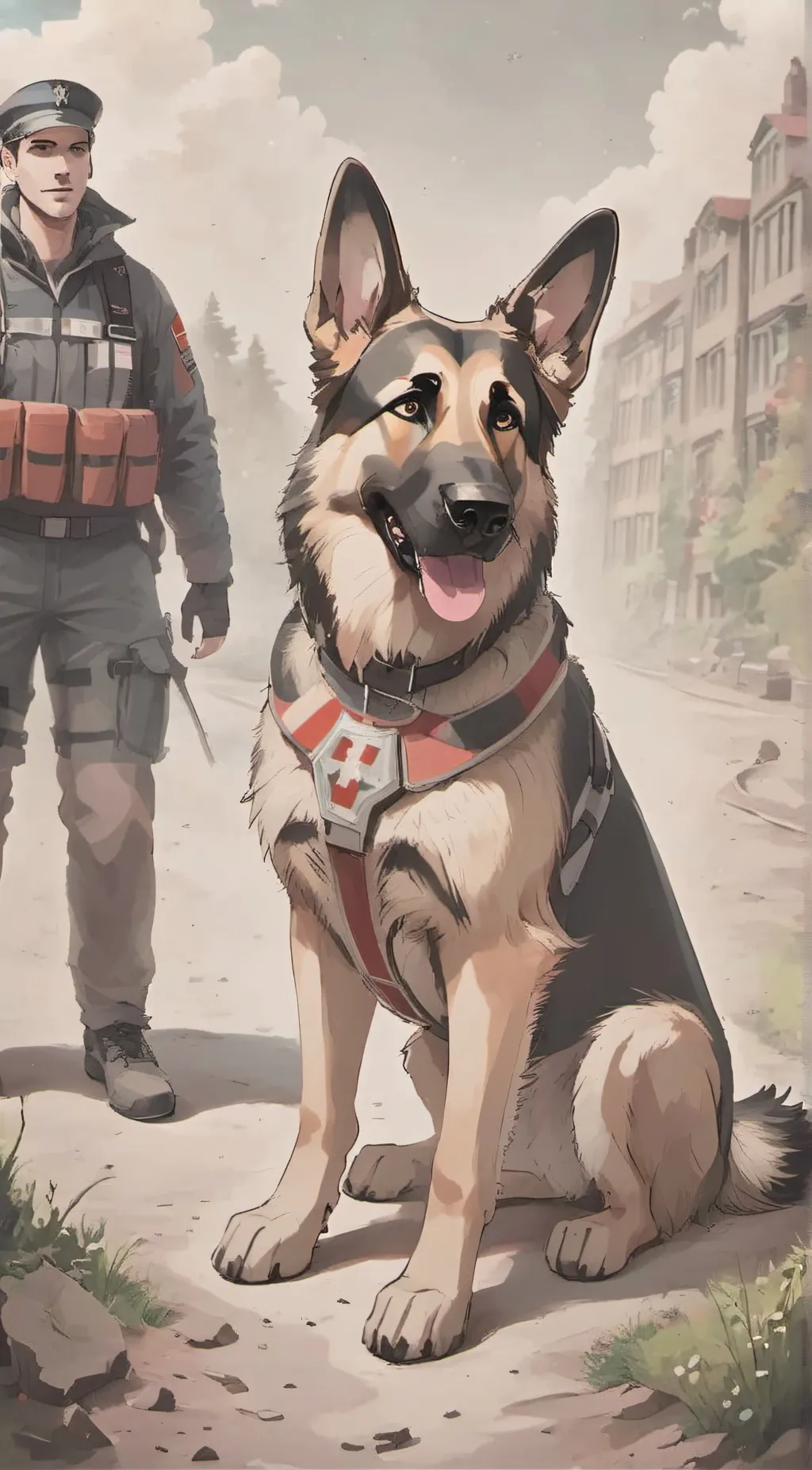 ai character: Super  background