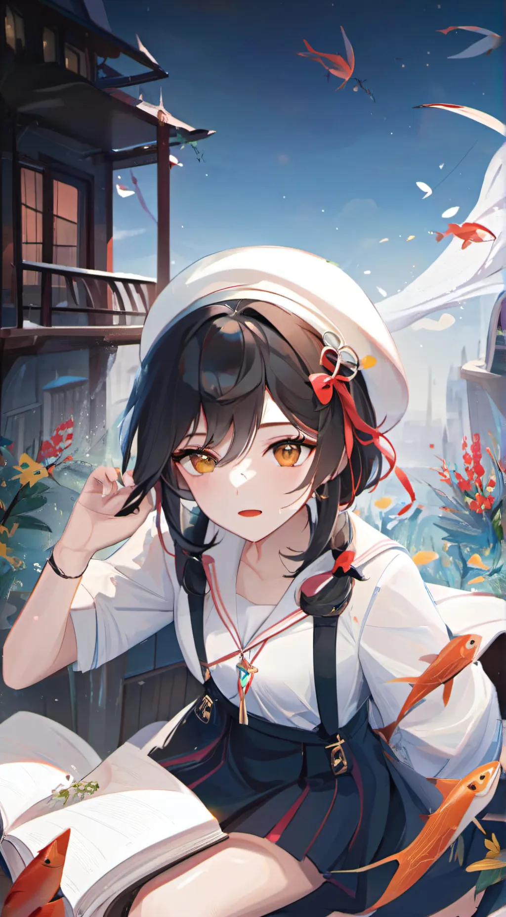 ai character: Emma  background