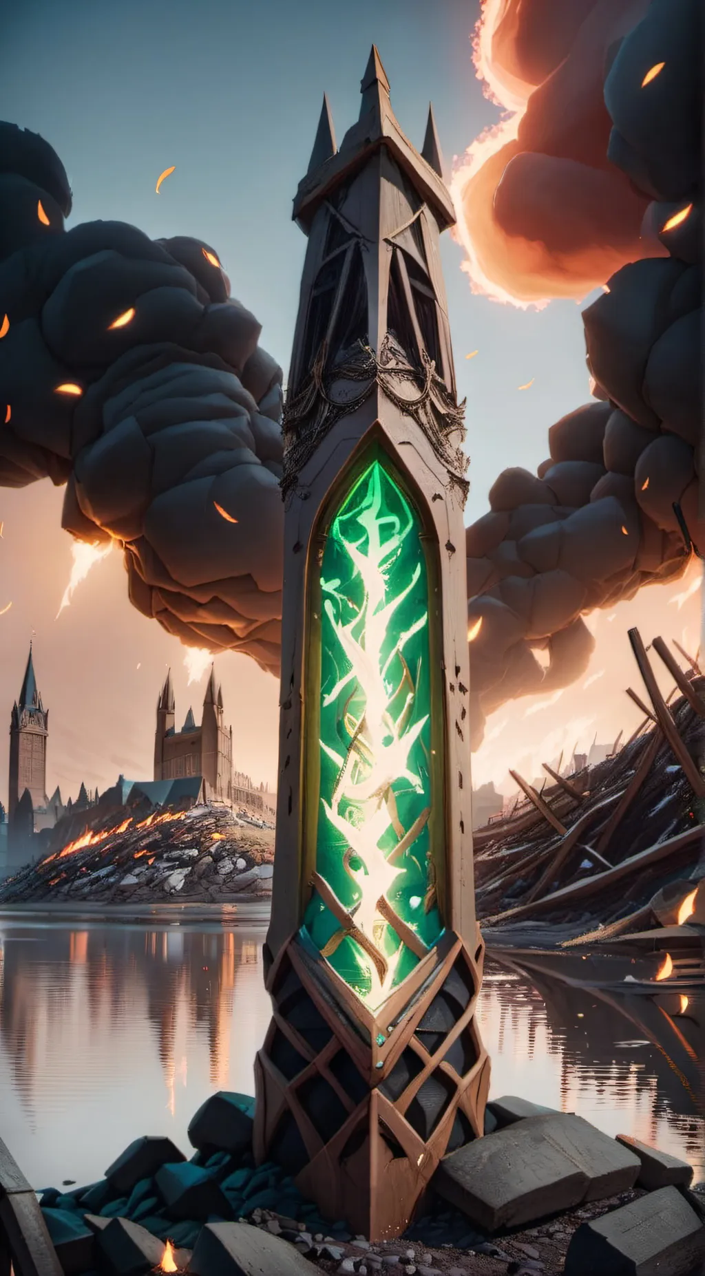 ai character: OBELISK  background