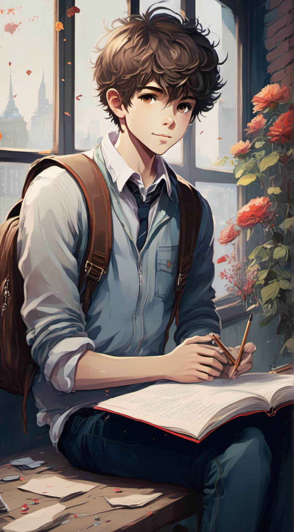 ai character: Brandon background