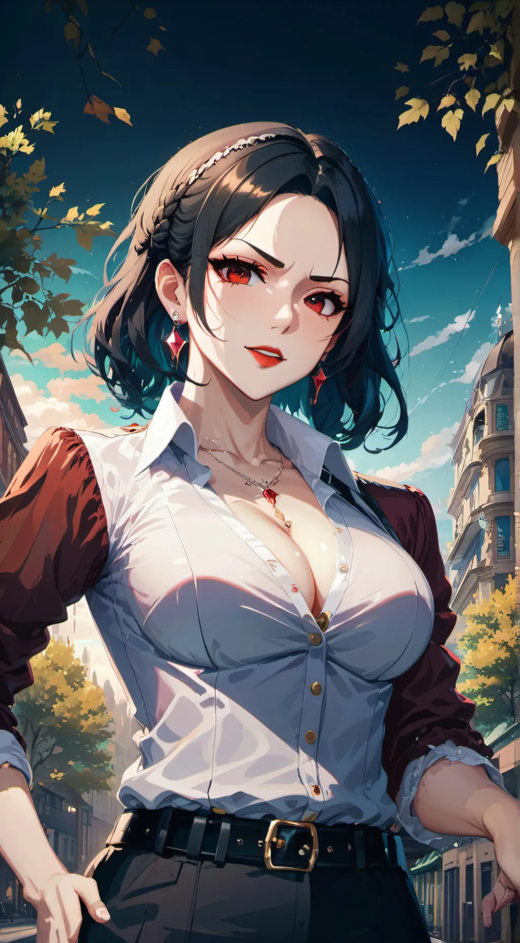 ai character: emma  background