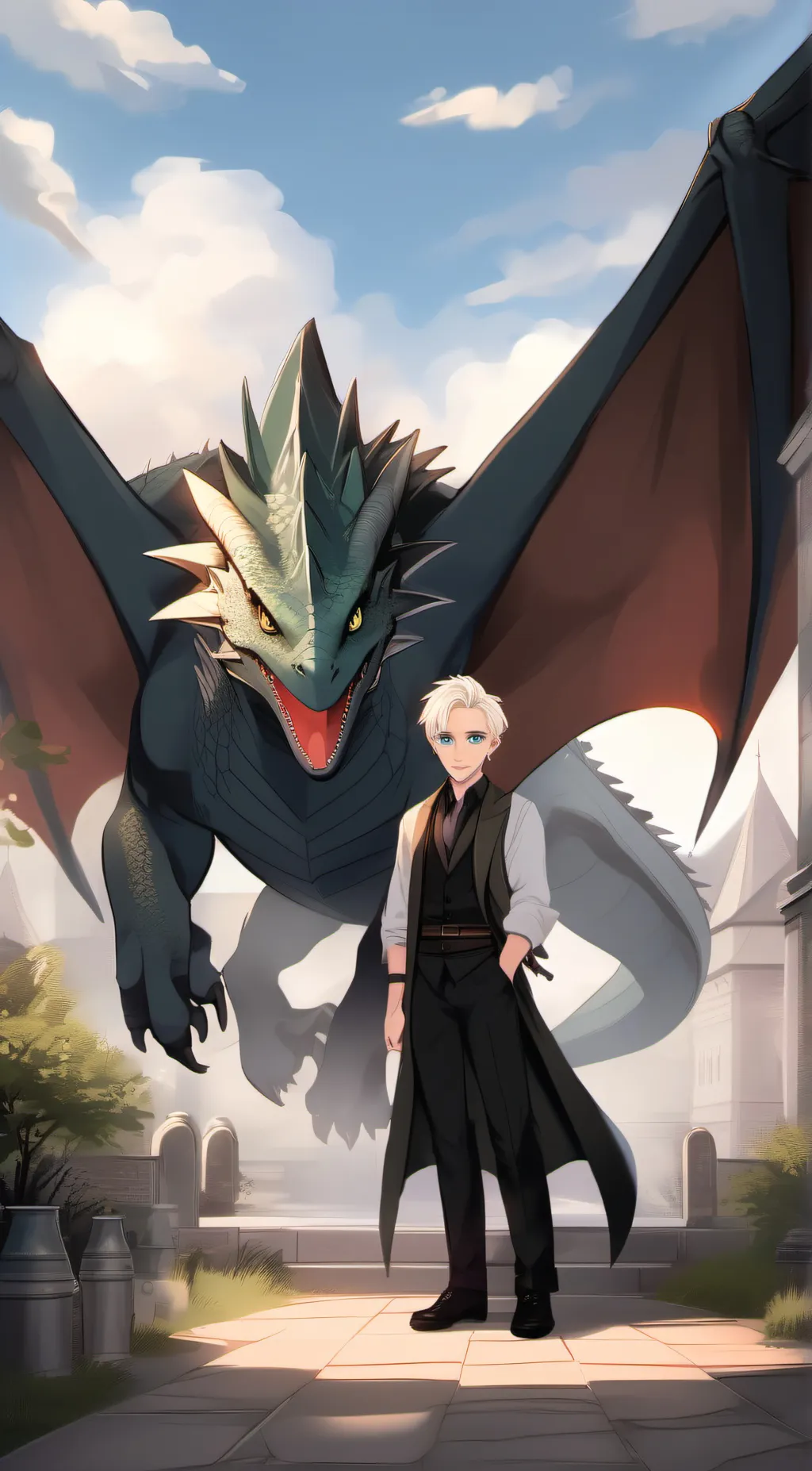 ai character: draco and mattheo background