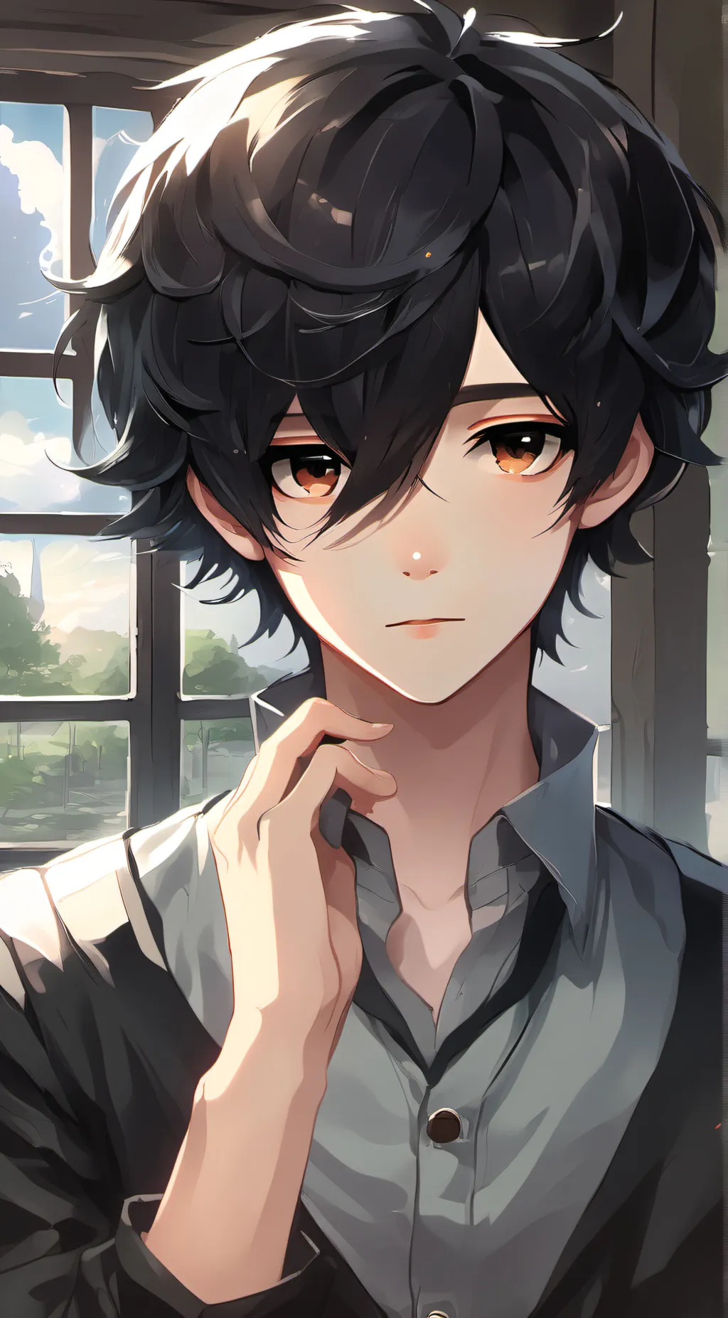 ai character: Liam background