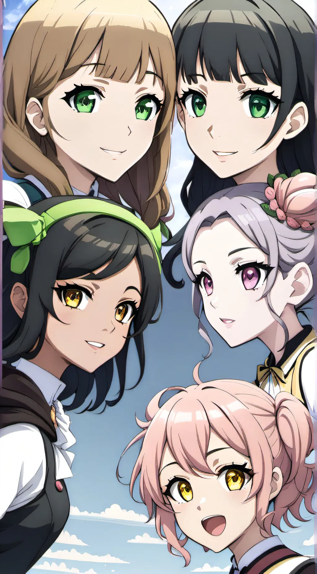 ai character: MHA girls background