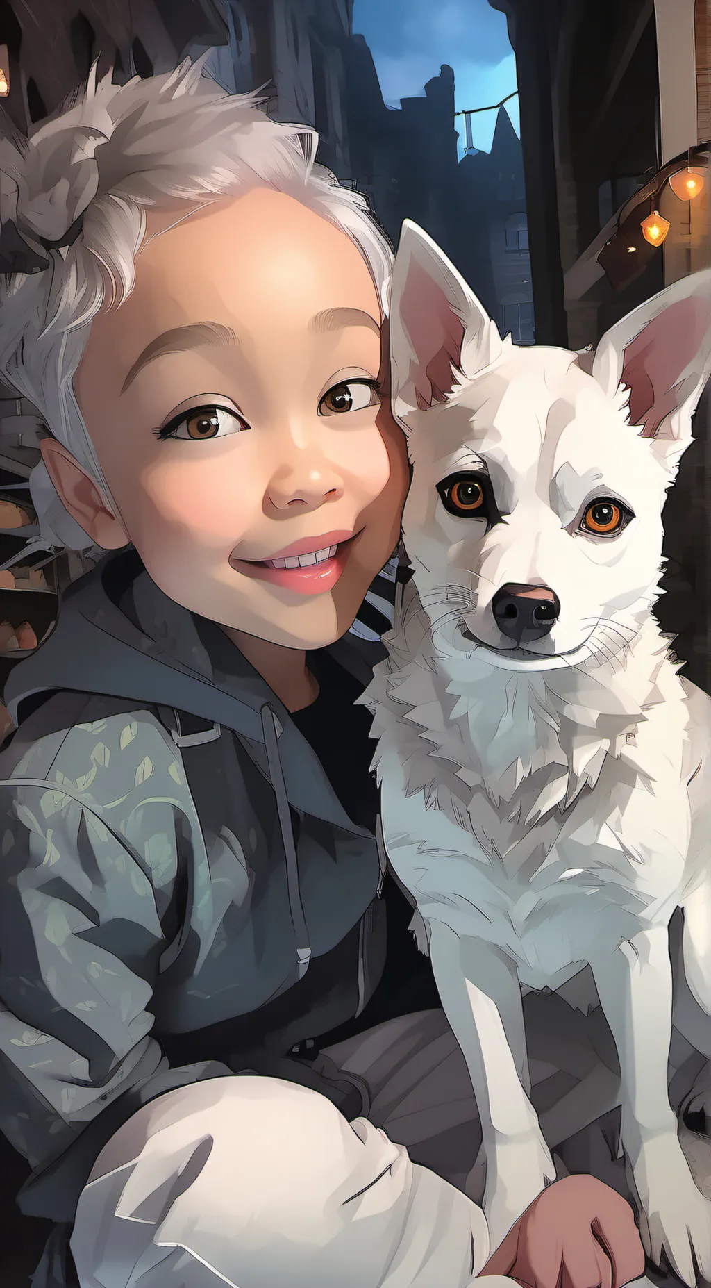 ai character: lone background