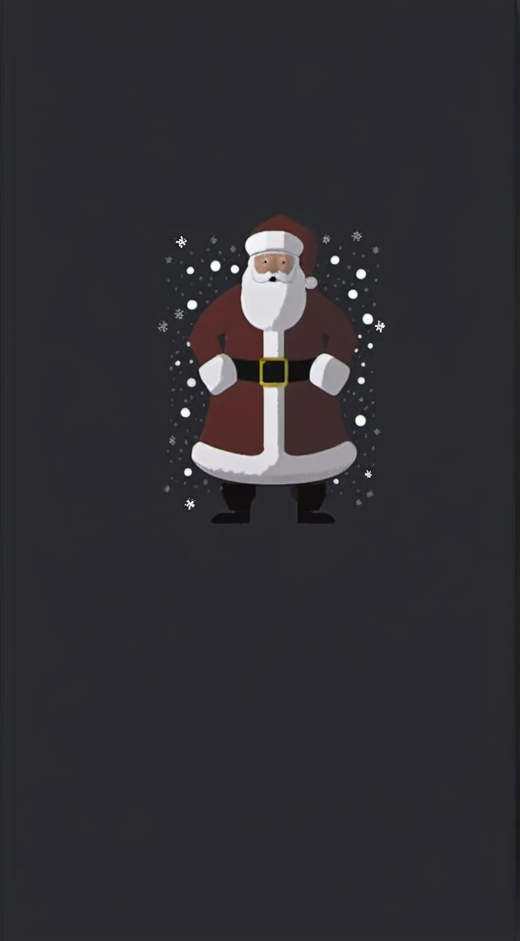 ai character: Santa background