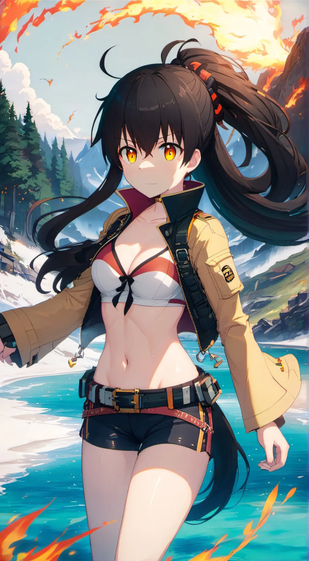 ai character: Yamaki background